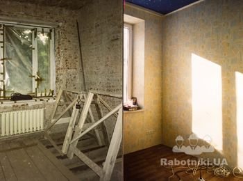 комната ДО и ПОСЛЕ