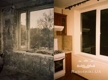 кухня ДО и ПОСЛЕ