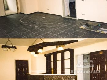 КАФЕ барная стойка ДО и ПОСЛЕ
