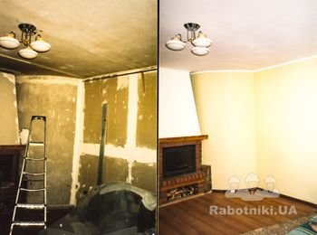 радиусная стена ДО и ПОСЛЕ