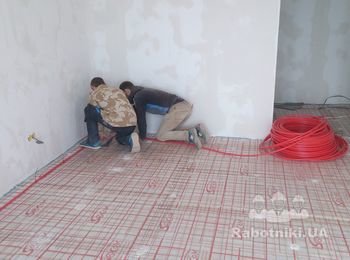 монтаж теплых полов