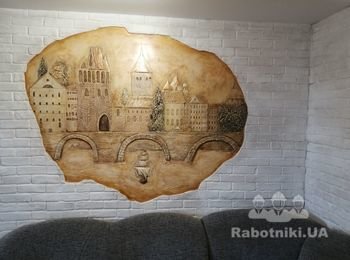 Кирпичик старт гипс барелеф