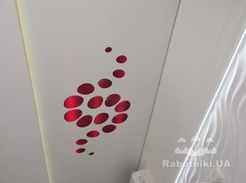 Натяжной потолок с перфорацией
