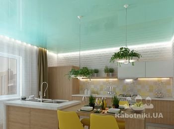 Парящий натяжной потолок