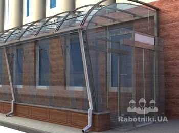 Стеклянное помещение (кафе)