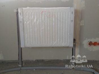 Скрытая система отопления(Одесса Киевский р-он 1этаж)
