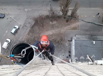 Монтаж воздуховодов по фасаду