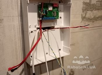 Монтаж ПКП GSM xit Rk v3+