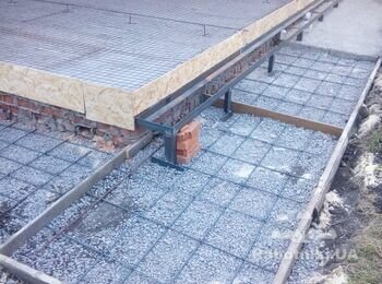 Подготовка террасы к бетонным работам