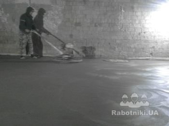 Бетонирование и шлифовка бетонных полов.