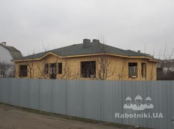 Дом Поэма SIP-панели кровля битумная черепица п.Диевка