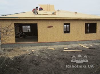 кровля 4-х скатка п.Диевка