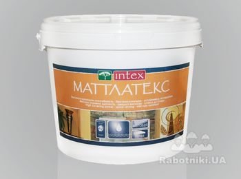 Краска акриловая "МАТТЛАТЕКС".
Для внутренних работ. Полежит мойке с агрессивными моющими средствами. Устойчива к истиранию. Для помещений с высокой эксплуатационной нагрузкой. Белая. Подлежит колеровке.