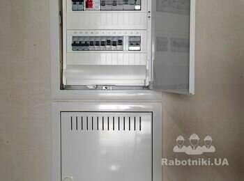 Силовий щит + мультимедійний щит 1к. квартира.