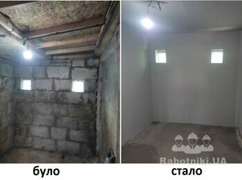 Капітальний ремонт приміщення. Стеля, стіни, підлога.