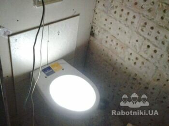 Установка туалета