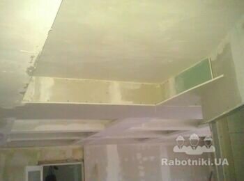 Отделка гк потолка