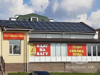 Солнечные батареи для компенсации потребления магазинам