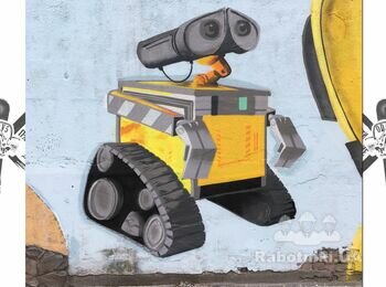 Wall-e graffiti work - 250$
