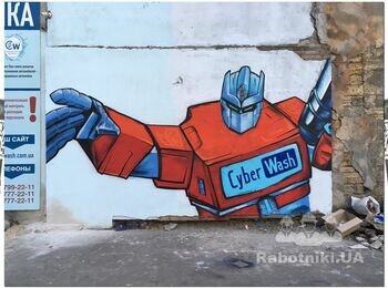 Transformer graffiti mural - 250$