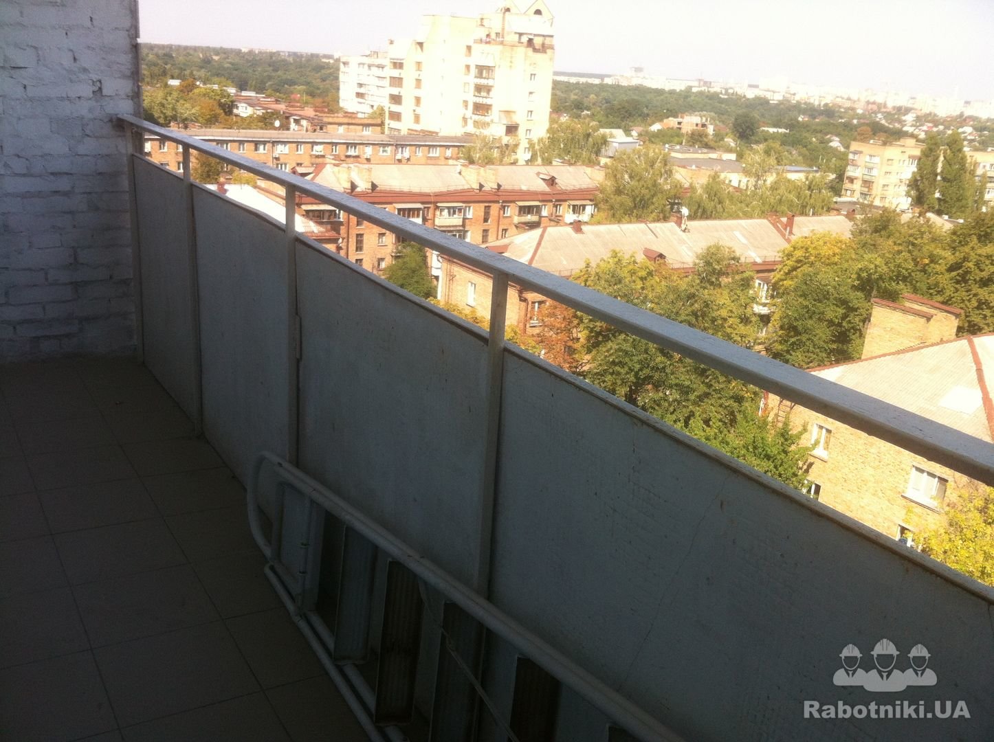 Замена парапета на балконе