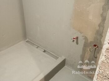 Укладка плитки в ванной 22.7м.кв