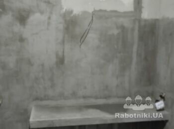 Укладка 45м2 керамогранита в санузле