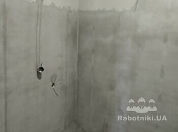 Укладка 45м2 керамогранита в санузле