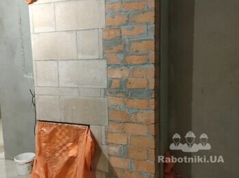 Штукатурка каміну