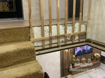 Отделка бетонной лестницы в доме