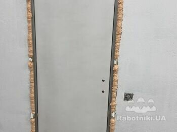 Декоративная штукатурка стен + 2 двери скрытого монтажа +шпаклевка + п