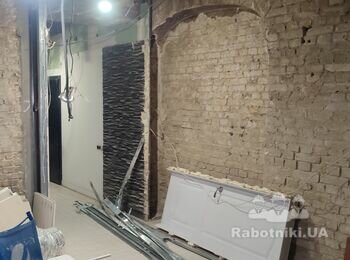 Ремонт помещения. Площадь: 120 м2 по полу