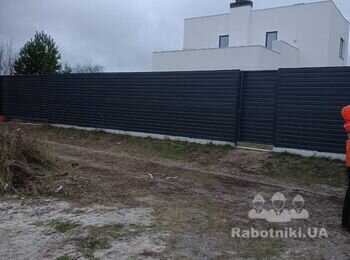 Забор з профнастилу