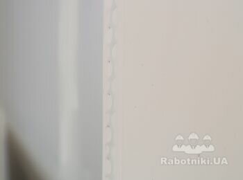 Фінішні роботи, завершення шпаклювання стін ГКЛ, 300м