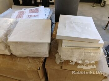 Монтаж гисових панелей з підсвіткою