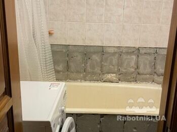 Покласть плитку в ванной комнате 17 кВ м