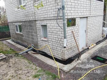 Заливка відмостки, бетонна підлога в гараж, паркан.