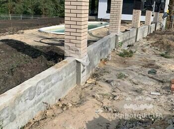 Изготовление кирпичных столбов