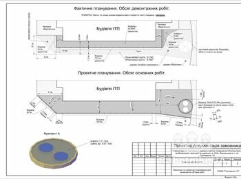 Реконструкція асфальтової доріжки з розширенням. Монтаж зливостоку.