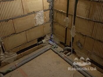 Штукатурка стін та полу, оббивка гіпсокартоном