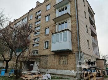 Фасадні роботи на пятиповерхівку більше 1000м2.