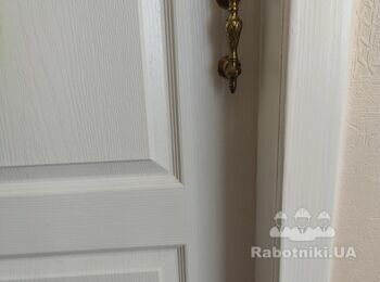 Врізати замок у двеь МДФ. Товщина двері 35мм, товщина замка 10мм, райо