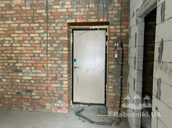 Чернова електрика в новобудові 37 кв м (Киев)