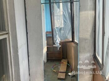 Утеплення й заміна вікон на балконі