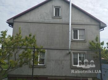 Нанесення штукатурки "Баранець"