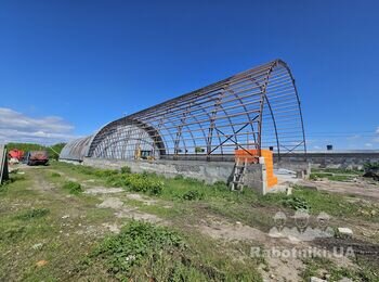 Монтаж профнастила 800 м. кв.