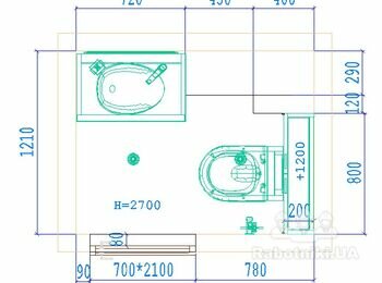 Плиточні роботи в санвузлах та кладових (прибл 80+- кв.м)