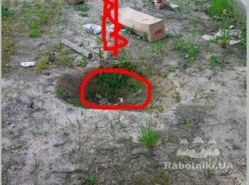Прокопать траншею под водоотвод