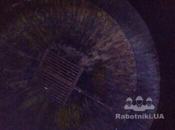Чистка одног силосу від нашарувань олії (Київська область,м.Миронівка)