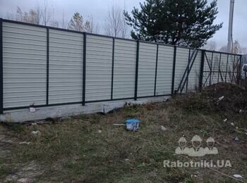 Забор із профнастіла